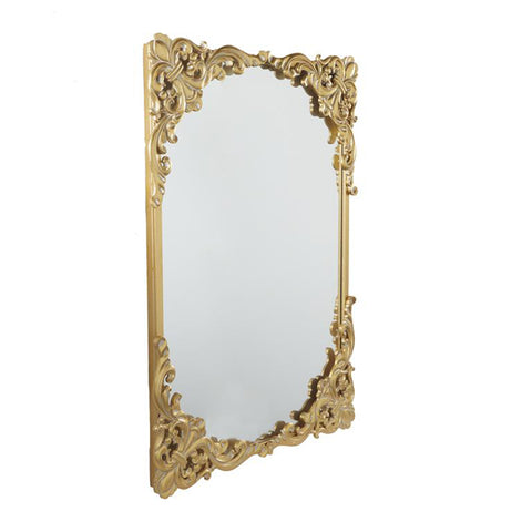 Urban Designs Venice 40" x 29" Gold Frame Rectangular Wall Mirror