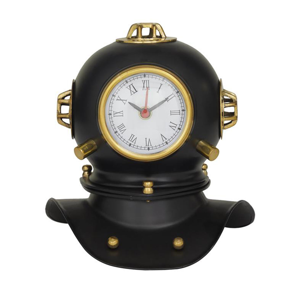 Urban Designs Mark V Style 8-Inch Decorative Diving Helmet with Clock