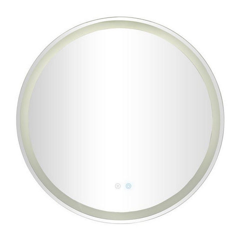 Urban Designs lumineux 32" x 32" LED Bathroom Wall Mirror with Defogger