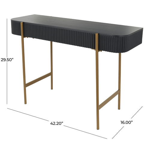 Urban Designs Soho Contemporary Rectangle Console Entryway Table