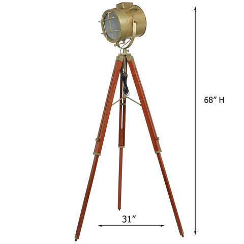 Urban Designs Hollywood Starlight 68-Inch Spot Light Tripod Floor Lamp