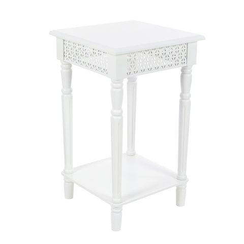 Urban Designs California Collection Wood Square Side Table