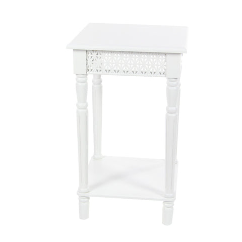 Urban Designs California Collection Wood Square Side Table