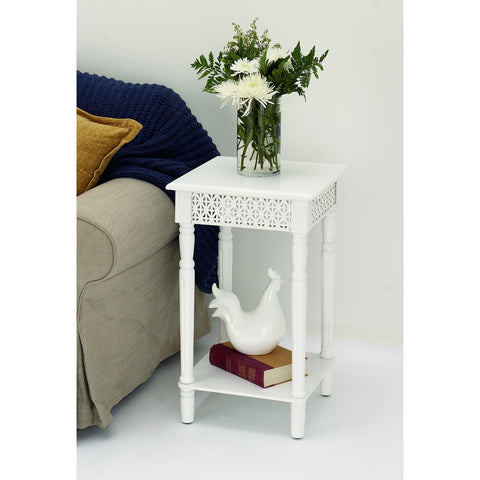 Urban Designs California Collection Wood Square Side Table