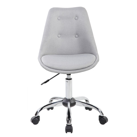 Modern Designs Armless Task Chair with Buttons - Grey