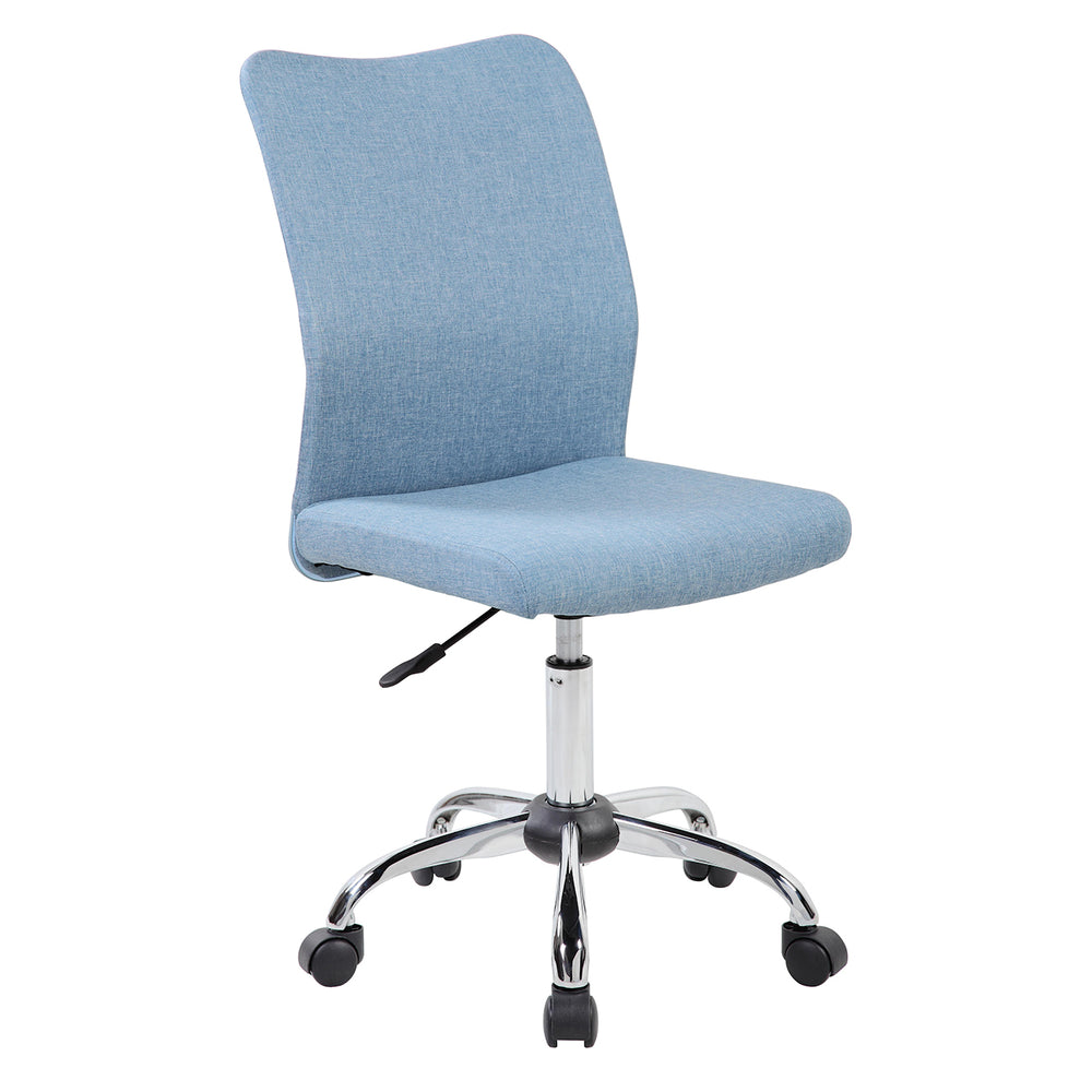 Modern Designs Armless Computer Task Chair - Blue