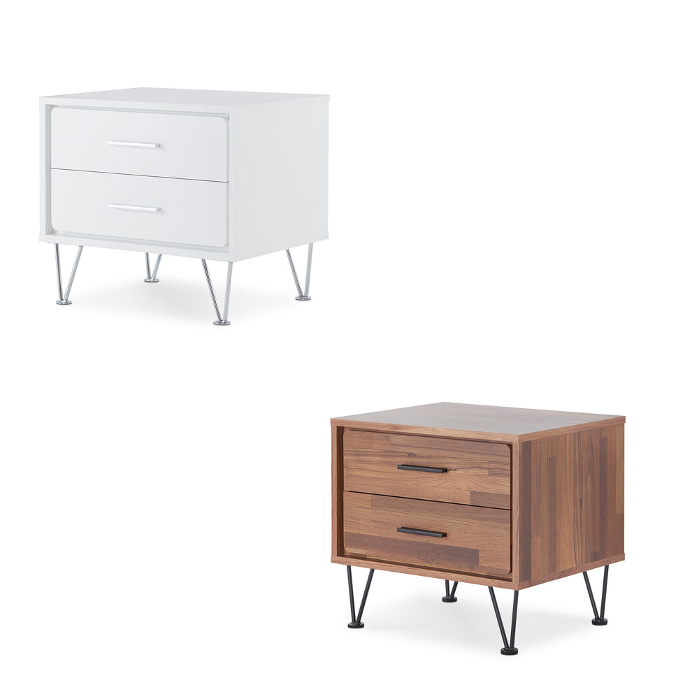 Urban Designs Linear Collection 2-Drawer Nightstand