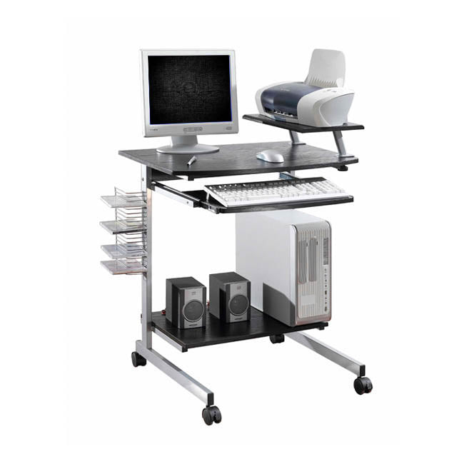 Ergonomic Multifunction Mobile Compact Computer Desk - Espresso