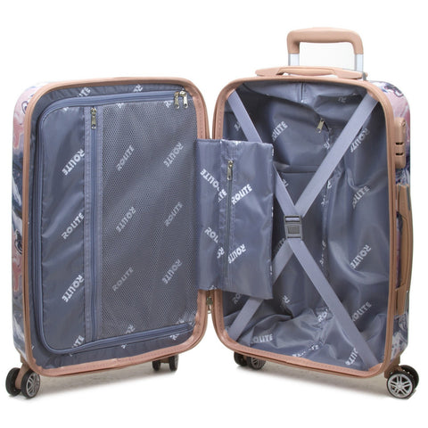 Rolite Marble Hardside 3-Piece Spinner Luggage Set