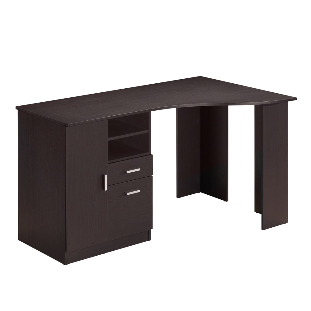 Urban Designs Office Desk with Storage - Espresso