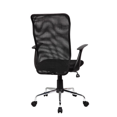 Office Express Medium Back Mesh Assistant Office Chair - Black