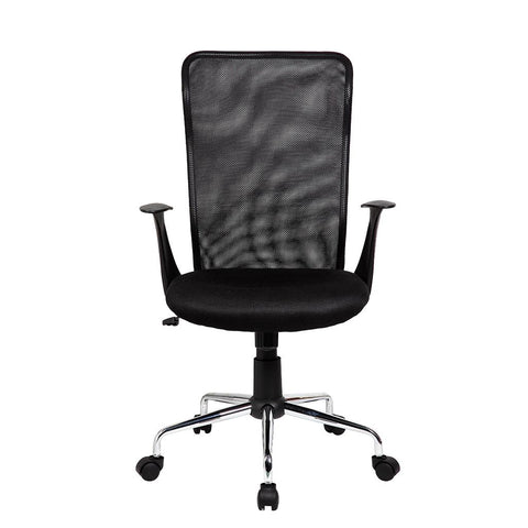 Office Express Medium Back Mesh Assistant Office Chair - Black