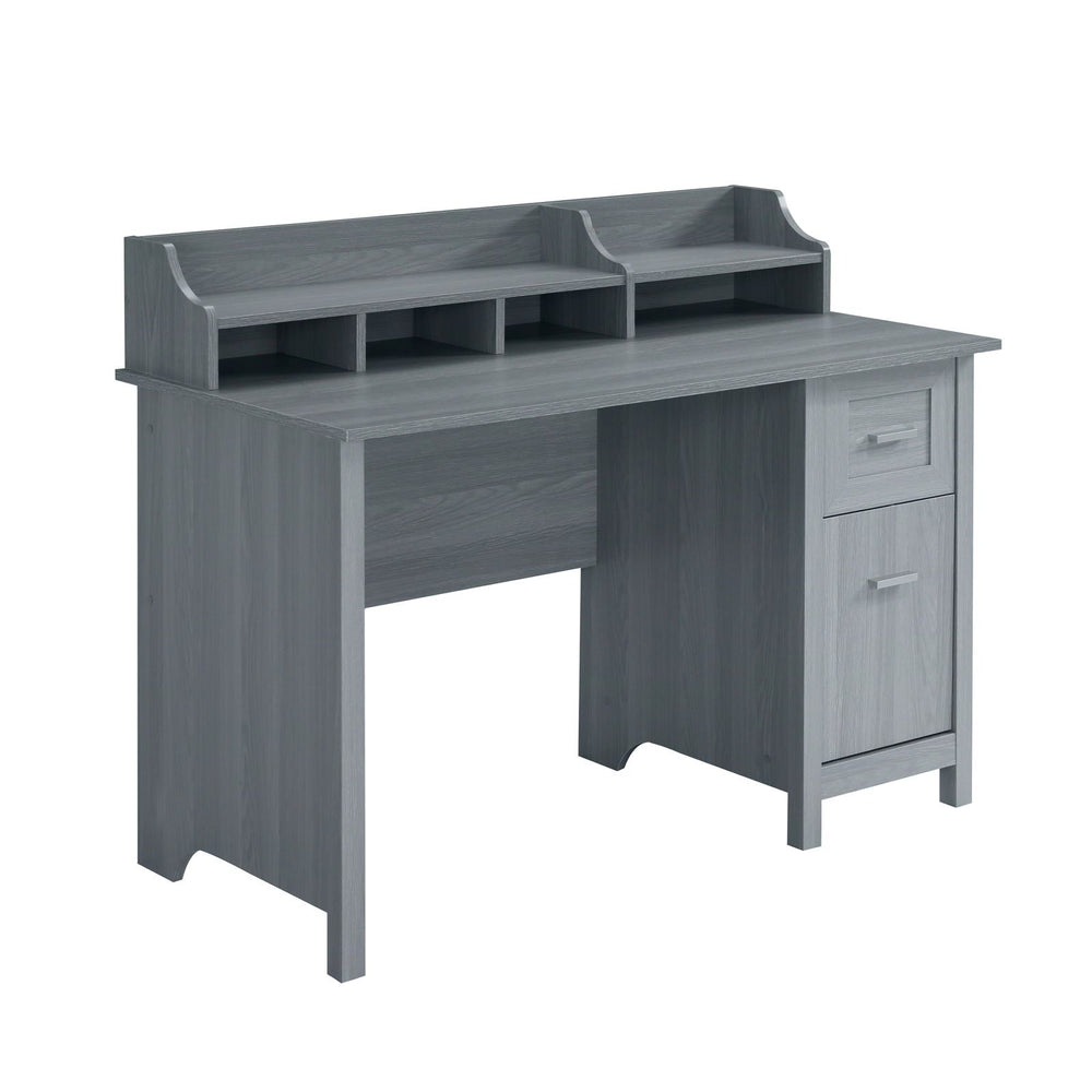 Urban Designs Classic Office Desk with Storage - Grey