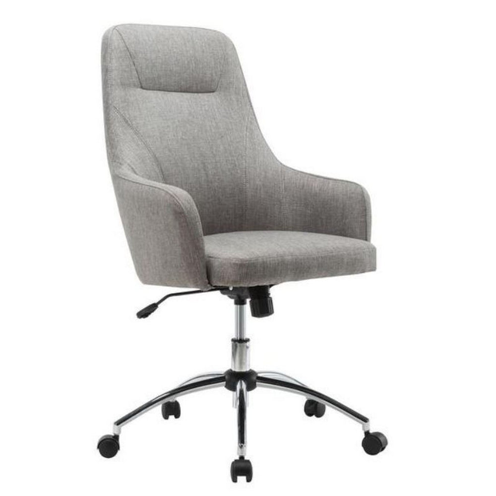 Urban Designs Comfy Height Adjustable Rolling Office Desk Chair with Wheels