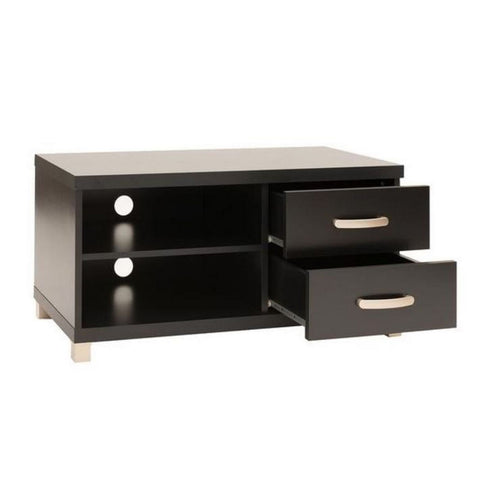 Urban Designs Modern TV Stand with Storage For TV Up To 40 - Black